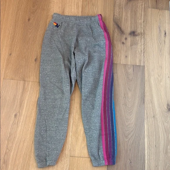 EUC Aviator Nation Gray Sweatpants with Cozy Fit and Iconic Style - Picture 2 of 4
